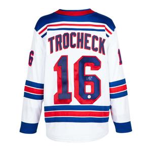 Vincent Trocheck Signed New York Rangers White Fanatics Breakaway Jersey Outlet Footaction