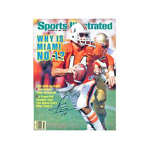 Vinny Testaverde Tampa Bay Bucaaneers Autographed Signed November 1986 Sports Illustrated (JSA COA) Classic Cheap Pice