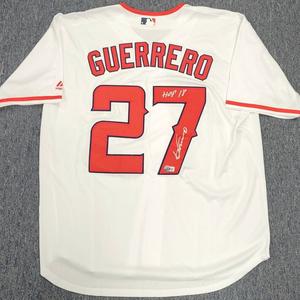 Vladimir Guerrero autograph signed "HOF 18" Angels Jersey  Beckett BAS Cheap Amazon
