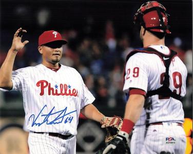 VINCENT VELASQUEZ signed 8x10 photo PSA/DNA Philadelphia Phillies Autographed Outlet Reliable