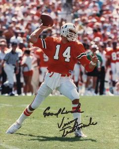 Vinny Testaverde Autographed 8x10 Photo Sale Pick A Best
