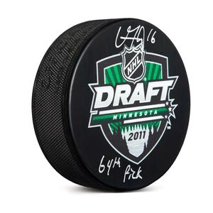 Vincent Trocheck Signed 2011 NHL Entry Draft Puck with 64th Pick Note Cheap Sale Release Dates