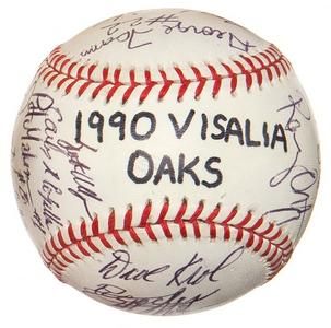 VISALIA OAKS TEAM SIGNED TWINS MINOR LEAGUE BALL TROMBLEY MAHOMES NEAGLE   AUTO Brand New Unisex