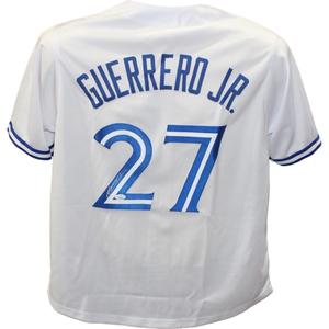 Vlad Guerrero Jr. Autographed/Signed Pro Style White Jersey JSA 43336 Cheap Good Selling