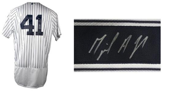 Miguel Andujar signed #41 Authentic jersey Yankees Rookie auto Steiner COA Outlet Store Locations