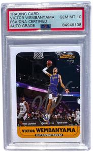 VICTOR WEMBANYAMA SIGNED 2023 SPORTS ILLUSTRATED KIDS SI ROOKIE CARD PSA AUTO 10 Discount Low Cost