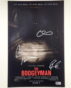 The Boogeyman cast (3) signed 11x17 photo Savage Messina autograph  Beckett BAS Sale With Credit Card