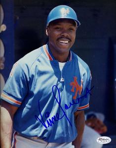 Vince Coleman Mets 1/1 Original Image Signed Jsa Cert Sticker 8x10 Photo Authent Free Shipping For Sale