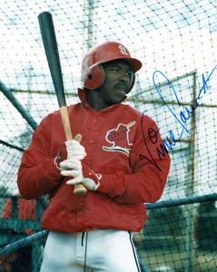 Vince Coleman Autographed 8x10 Photo (JSA) Outlet Low Pice Fee Shipping