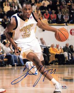 Thaddeus Young signed 8x10 photo PSA/DNA Indiana Pacers Autographed Release Dates Authentic