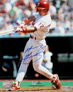 Mickey Morandini Signed Autographed Philadelphia Phillies 8x10 Photo TRISTAR Sale Choice