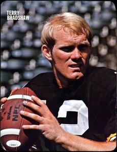 Terry Bradshaw JSA Coa Vintage Steelers 8x11 Signed Photo Page Buy Cheap Big Discount