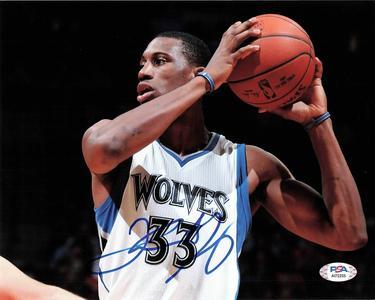 THADDEUS YOUNG signed 8x10 photo PSA/DNA Minnesota Timberwolves Autographed Comfortable Cheap Pice