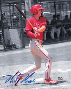 Mickey Moniak signed 8x10 photo PSA/DNA Philadelphia Phillies Autographed Shop Offer