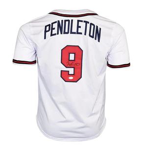 Terry Pendleton Signed Atlanta White Baseball Jersey (JSA) Clearance Pre Order