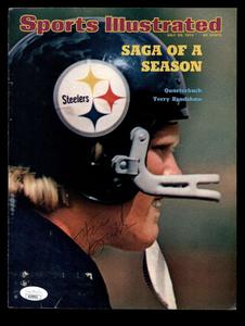Terry Bradshaw JSA Autograph Vintage Signed 1974 Sports Illustrated Cover Free Shipping Outlet