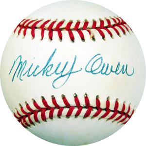 Mickey Owen Autographed JSA Baseball Outlet 2025 New