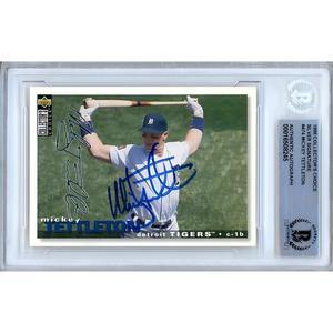 Mickey Tettleton Detroit Tigers Signed 1994 Collectors Choice Baseball Card BAS Auth Auto Wholesale Pice Cheap Pice