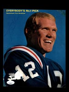 Terry Bradshaw JSA Autograph Rookie 8x10 Signed Vintage Photo Steelers Buy Cheap Genuine