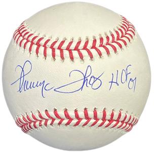 Thurman Thomas "HOF 07" Autographed Baseball (JSA) Cheap Low Shipping Fee