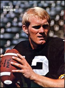 Terry Bradshaw Larry Csonka JSA 8x11 Signed Photo Page Free Shipping Low Cost