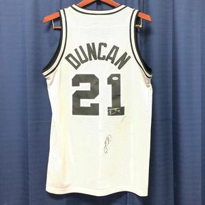 Tim Duncan signed jersey PSA/DNA San Antonio Spurs Autographed Clearance Shop