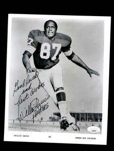Willie Davis JSA Coa Autograph 8x10 Signed Photo Packers Cost Cheap Pice