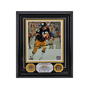 Terry Bradshaw Pittsburgh Steelers Autographed Signed Highland Mint Collage LE #/112 (Highland Mint Auth) Cheap Sale Pay With Visa