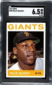 Willie McCovey 1964 Topps Card #350- SGC Graded 6.5 EX-NM  (Giants/HOF) Free Shipping Shop For