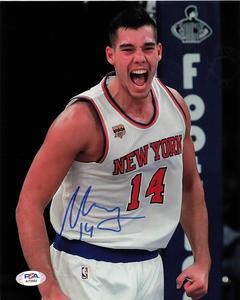 WILLY HERNANGOMEZ signed 8x10 photo PSA/DNA New York Knicks Autographed Jazz Buy Cheap Visit