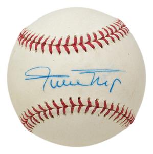 Willie Mays Monte Irvin Dual Signed Giants Baseball BAS LOA AA05933 Free Shipping Online