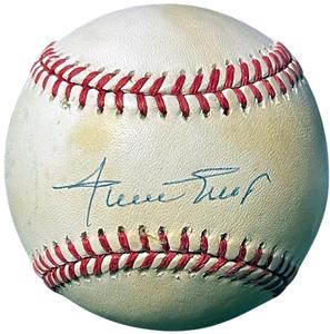 Willie Mays signed Official Rawlings National League RONL Baseball toned- JSA Visit For Sale