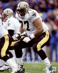Willie Roaf Autographed New Orleans Saints 8x10 Photo HOF Beckett 47821 Good Selling Sale Online