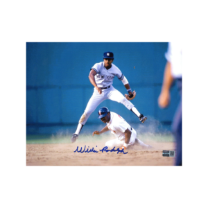Willie Randolph New York Yankees Autographed Signed 8x10 Double Play Photograph (CX Auth) Pictures Cheap Online