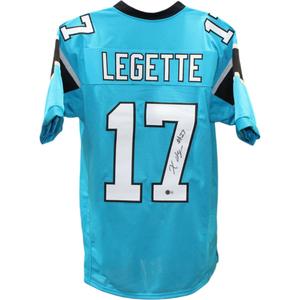 Xavier Legette Autographed/Signed Pro Style Blue XL Jersey Beckett 48419 Discount Largest Supplier