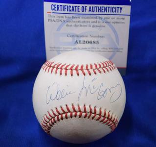 Willie McCovey PSA DNA Coa Autograph National League ONL Signed Baseball With Mastercard Online