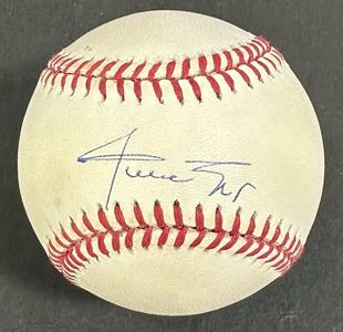 Willie Mays Signed Official NL Baseball NY SF Giants Clean Dark Auto PSA COA HOF Clearance Original