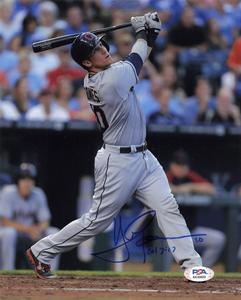 Yan Gomes signed 8x10 photo PSA/DNA Cleveland Autographed Cheap Sale Wiki