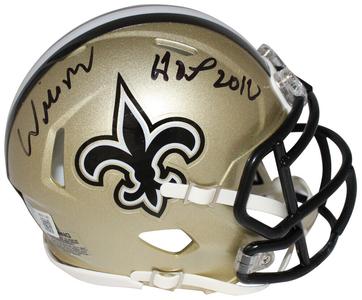 Willie Roaf Signed New Orleans Saints TB Mini Helmet Beckett 40610 Buy Cheap Get Authentic