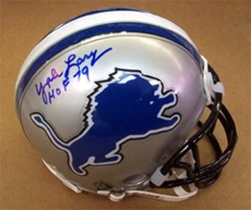 Yale Lary Autographed / Signed Lions Mini Helmet Clearance Store Cheap Online