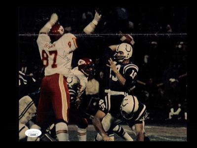 Johnny Unitas JSA Autograph 8x10 Signed Vintage Photo 1960`s Colts Cheap Sale Big Discount