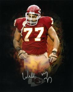 Willie Roaf signed Kansas City Chiefs Splash Logo 8x10 Photo #77 Free Shipping Clearance Store