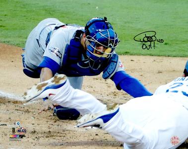 WILLSON CONTRERAS AUTOGRAPHED 16X20 PHOTO CHICAGO CUBS "OUT!" MLB HOLO 233351 Shop For Sale