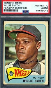 Willie Smith PSA DNA Signed 1965 Topps Autograph Real Cheap Online