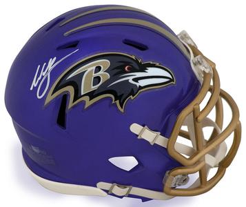 Willis McGahee Signed Ravens FLASH Riddell Speed Mini Helmet - (SCHWARTZ COA) Sale Nicekicks