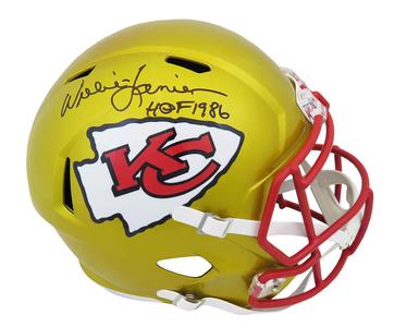 Willie Lanier Signed Chiefs FLASH Full Size Speed Rep Helmet w/HOF'86 - (SS COA) Outlet Hot Sale