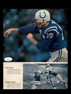 Johnny Unitas JSA Autographed 8x10 Signed Vintage Photo 1960`s Colts Outlet Lowest Pice