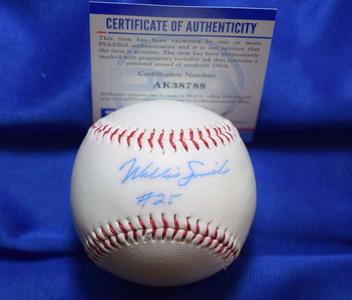 Willie Smith PSA DNA Coa Autograph  Hand 1969 Cubs Signed Baseball Discount Best Pices