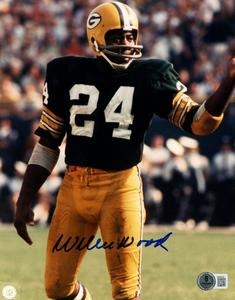 Willie Wood Autographed Green Bay Packers 8x10 Photo Beckett 47831 Clearance With Mastercard