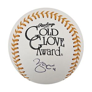 Yadier Molina St. Louis Cardinals Autographed Signed Gold Glove Logo Baseball (JSA Holo #W908014) Pictures For Sale